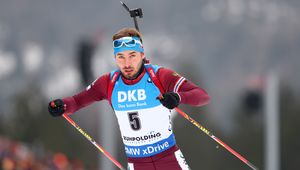 PŚ w biathlonie: triumf Szipulina, fatalny występ Polaków