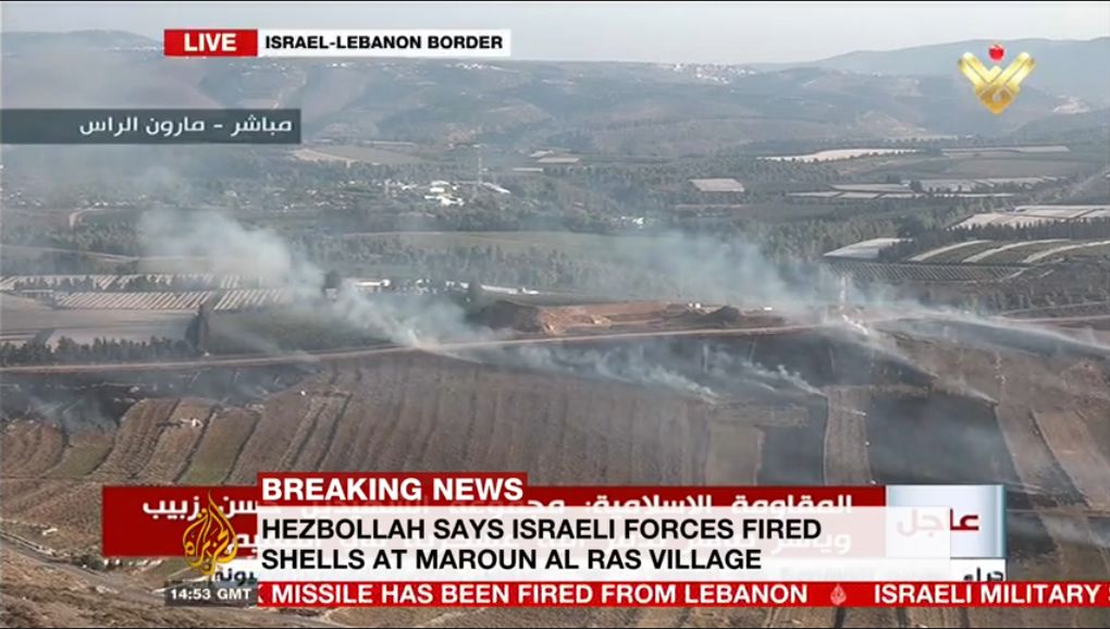 Starcia na Bliskim Wschodzie. Hezbollah atakuje terytorium Izraela, Izrael bombarduje południowy Liban