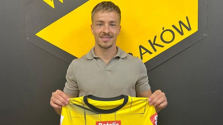 Materiały prasowe / Wieczysta Kraków / Na zdjęciu: Petar Pusić