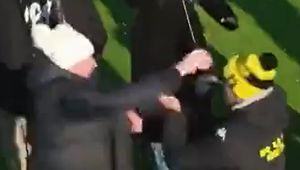 Bijatyka podczas meczu w Ukrainie. Legenda w roli głównej [WIDEO]