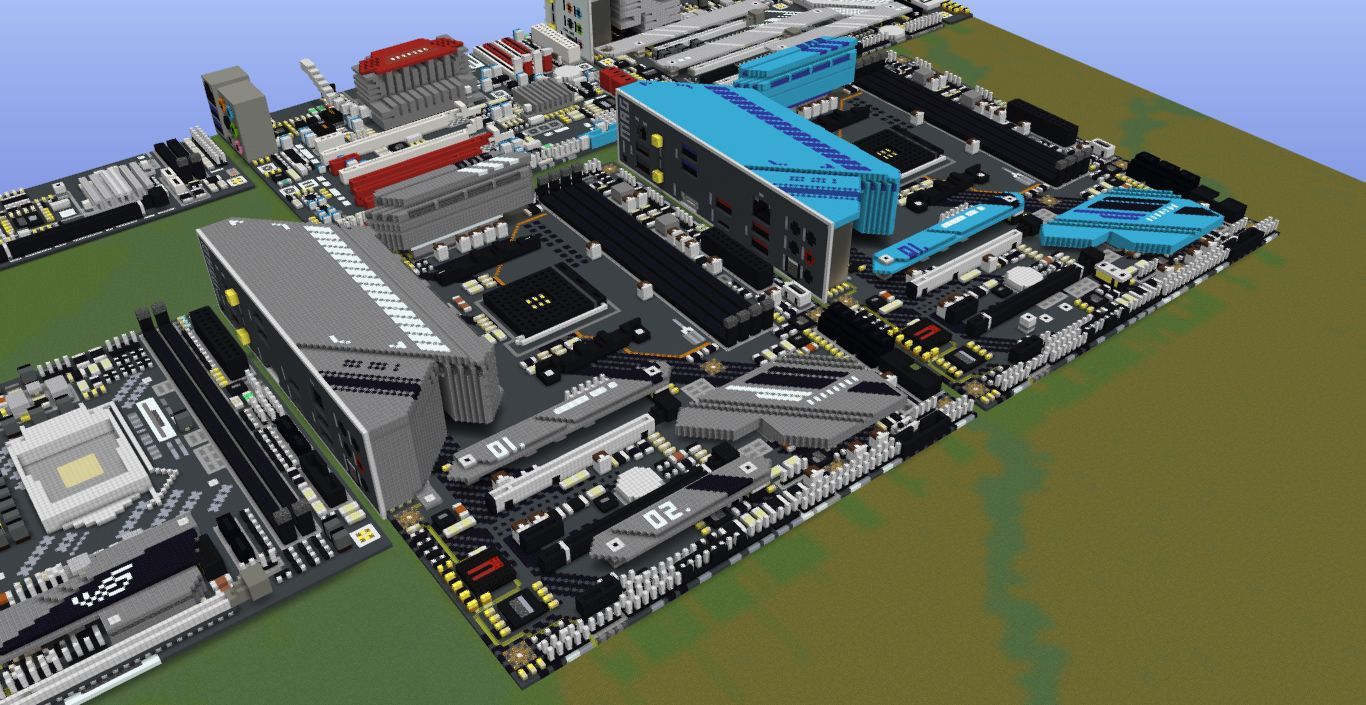 Minecraft - płyty główne