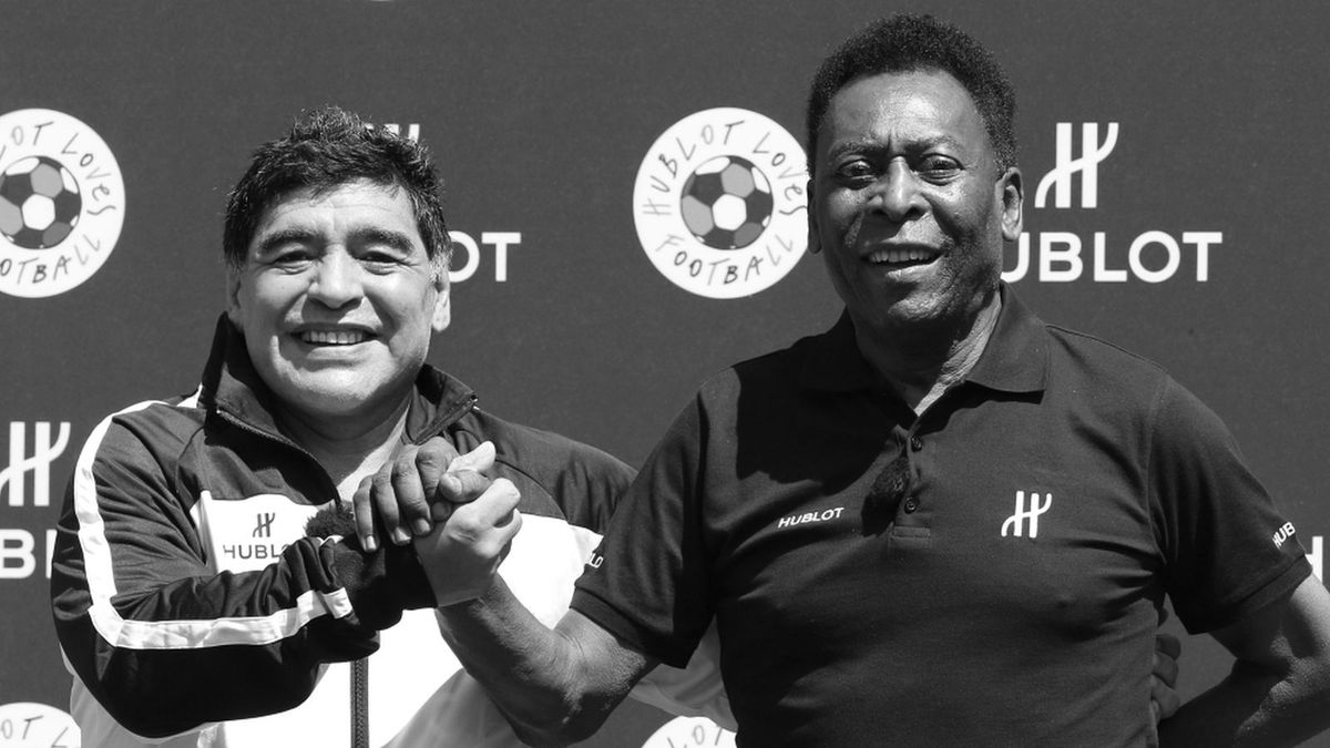 Zdjęcie okładkowe artykułu: AFP /  / Na zdjęciu: Diego Maradona i Pele