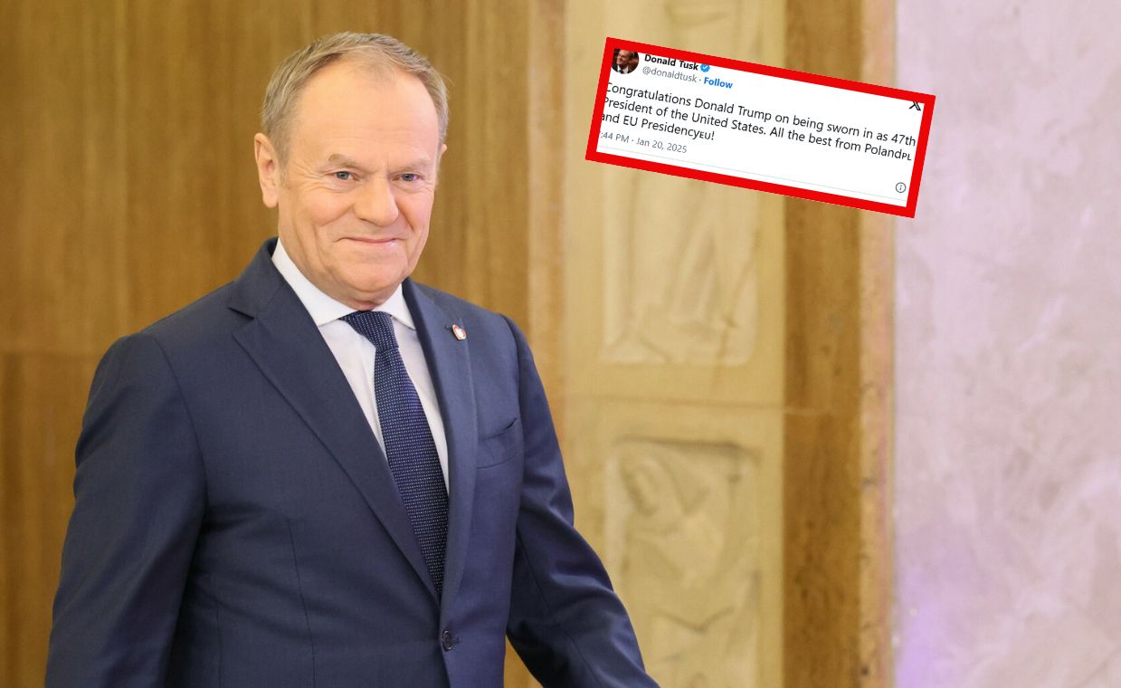Krótki wpis w sieci. Tak Tusk pogratulował Trumpowi
