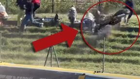 Sceny grozy na stadionie w Opolu. Kibice musieli uciekać! [ZOBACZ NAGRANIE]