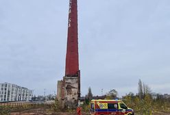 Wszedł na komin. 22-latek wpadł do środka