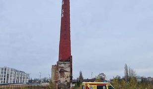 Wszedł na komin. 22-latek wpadł do środka