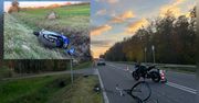 Siemień: Poważny wypadek drogowy na DW815. Trzy osoby trafiły do szpitala