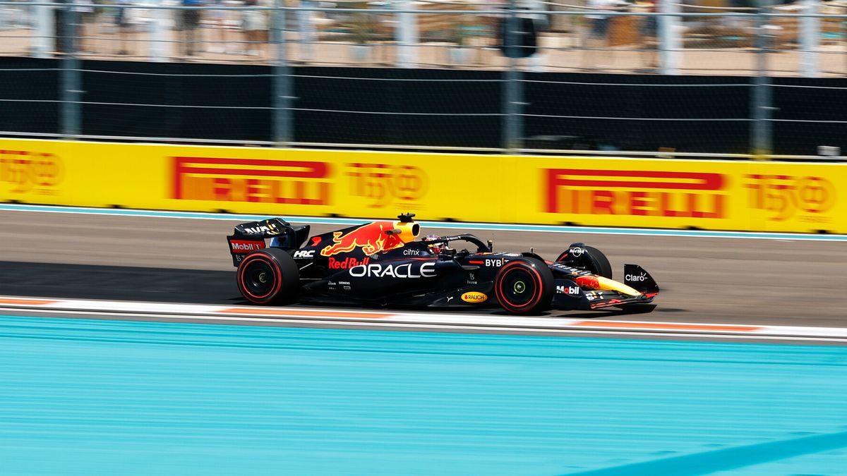 Max Verstappen na torze w Miami