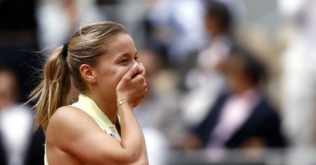 Maja Chwalińska w półfinale Roland Garros. Polska firma miała gest