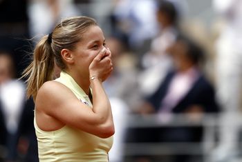 Maja Chwalińska w półfinale Roland Garros. Polska firma miała gest