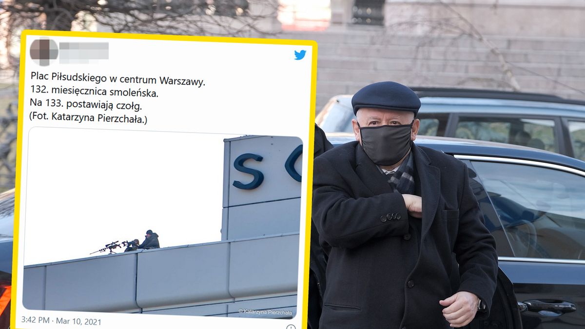 Jarosław Kaczyński jest w niebezpieczeństwie? Ochraniał go snajper