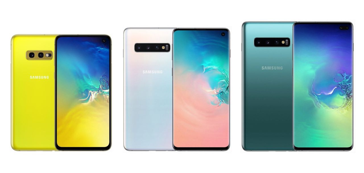 Galaxy S10e, S10 i S10+