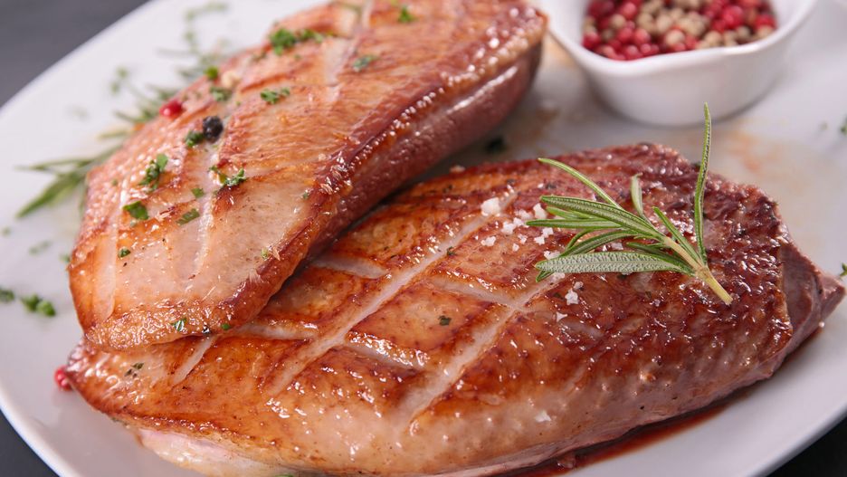 Sałatka z piersi kaczki