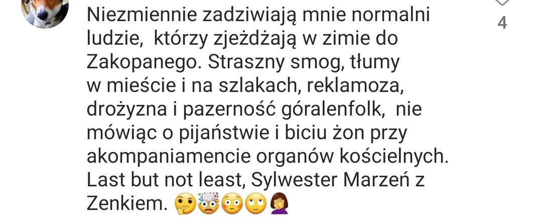 Małgorzata Rozenek z rodziną w Zakopanem - komentarz internautki
