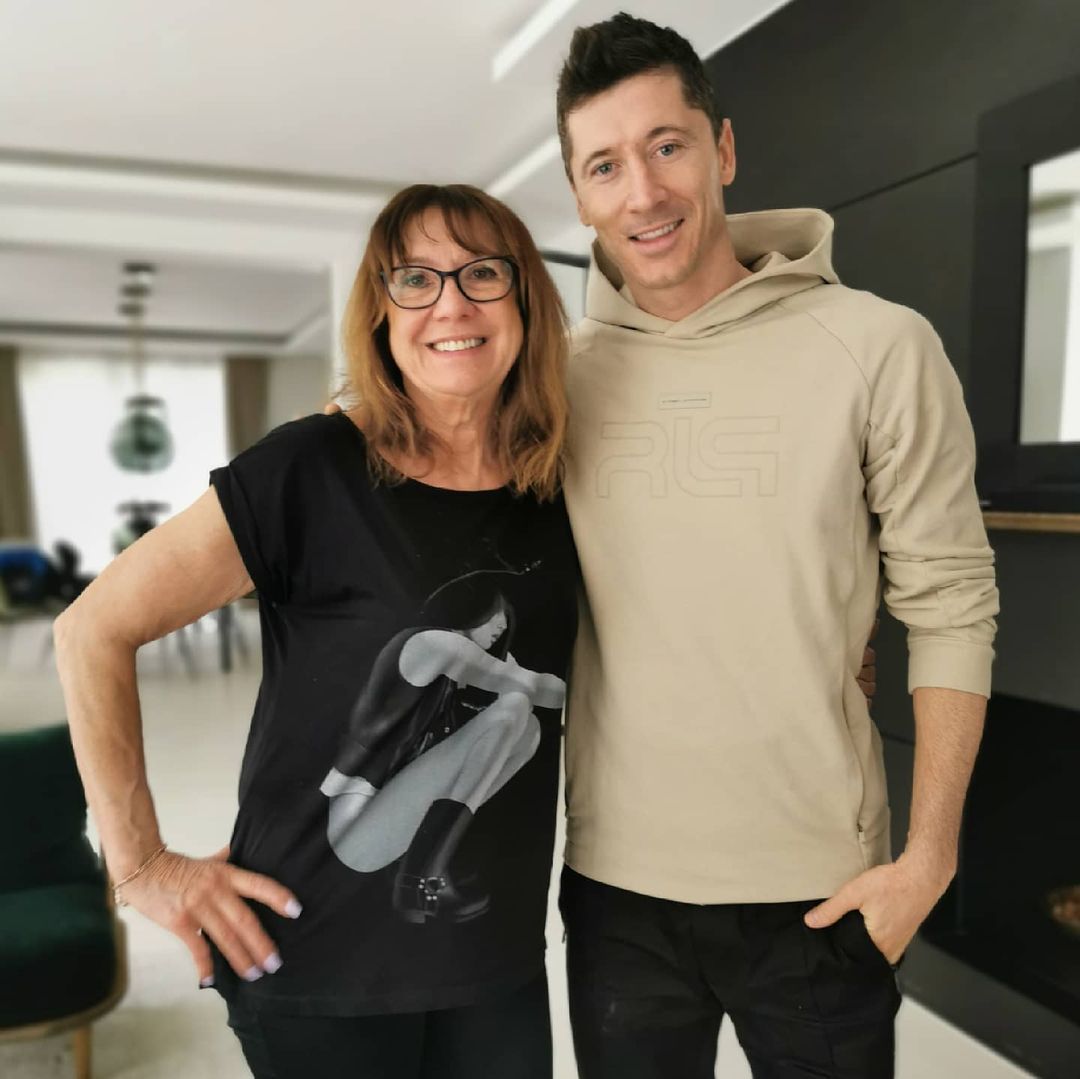 Robert Lewandowski i Iwona Lewandowska