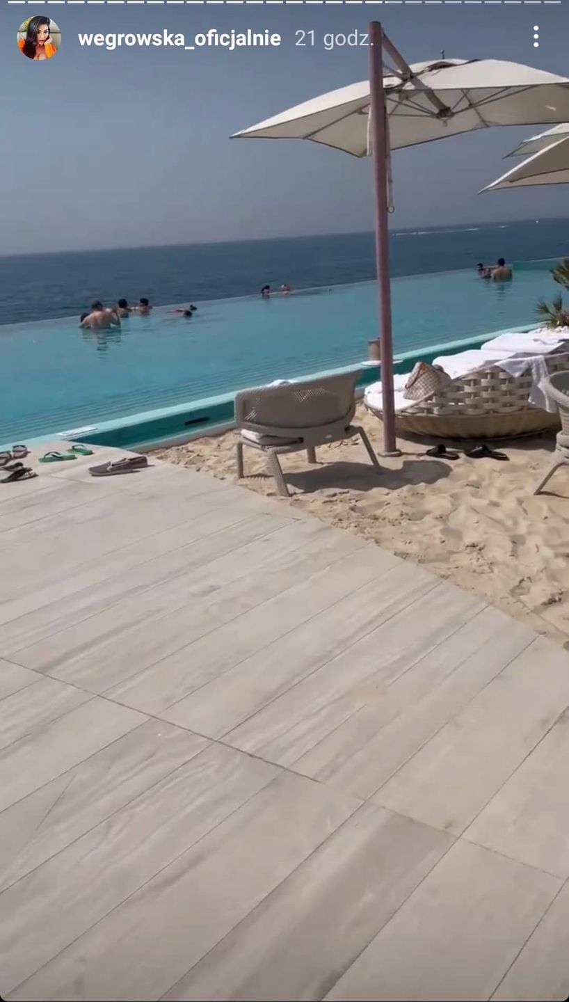 Iwona Węgrowska odpoczywa w Dubaju
