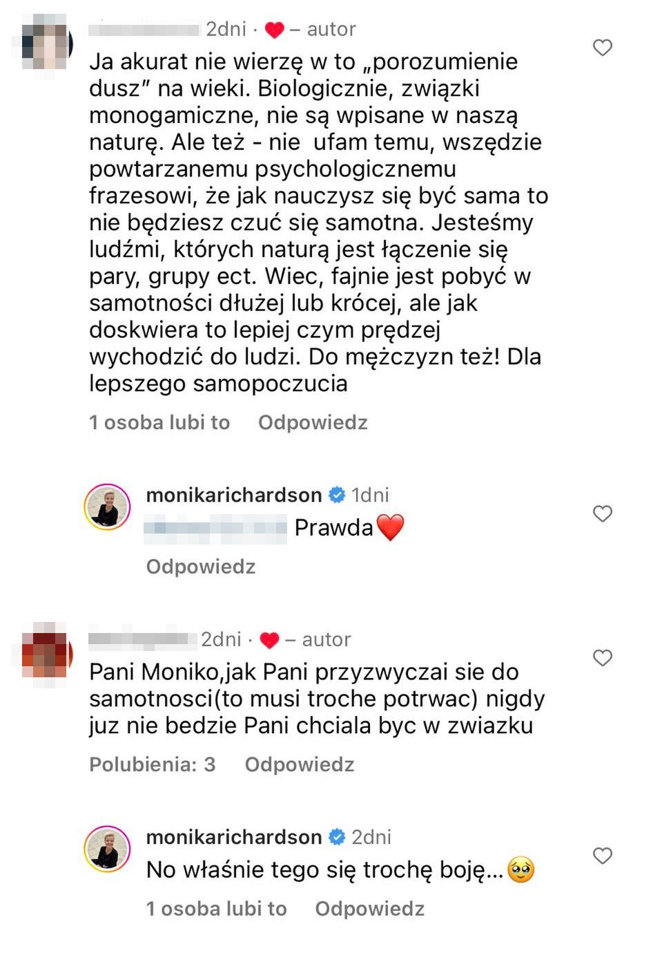 Wpisy Moniki Richardson
