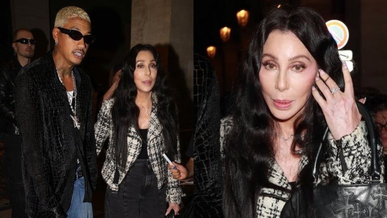 Cher i jej młodszy o CZTERY DEKADY partner wybrali się na romantyczną randkę w Paryżu. Kryzys zażegnany? (ZDJĘCIA)
