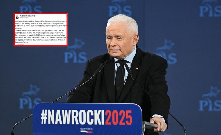 Kaczyński uderza w Tuska po słowach z USA o Polsce
