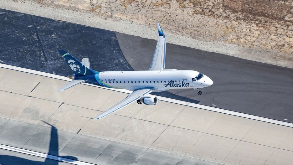 Samolot Alaska Airlines. Zdjęcie ilustracyjne