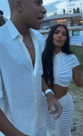 Kylian Mbappé i Kim Kardashian
