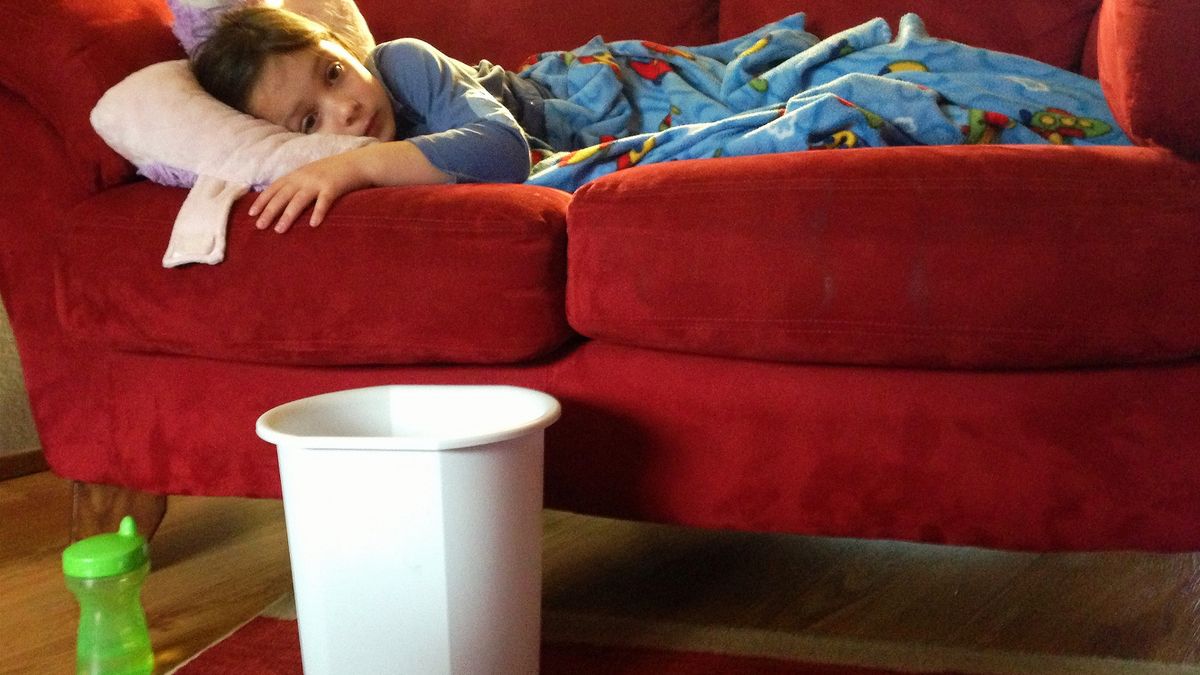 Wymioty u dziecka są niekiedy objawem choroby