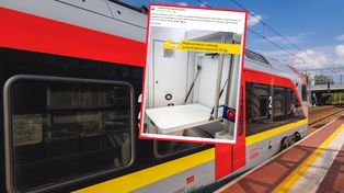 Uprawiali seks w pociągu. Zarwali przewijak