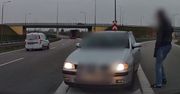 Szaleństwo na S7. Interweniował instruktor nauki jazdy [WIDEO]