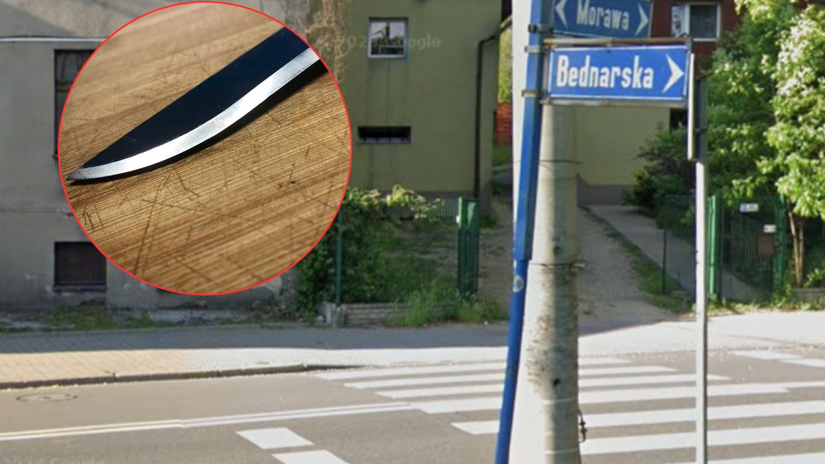 Nóż, którym zadał ciosy, sprawca wyrzucił do rzeki