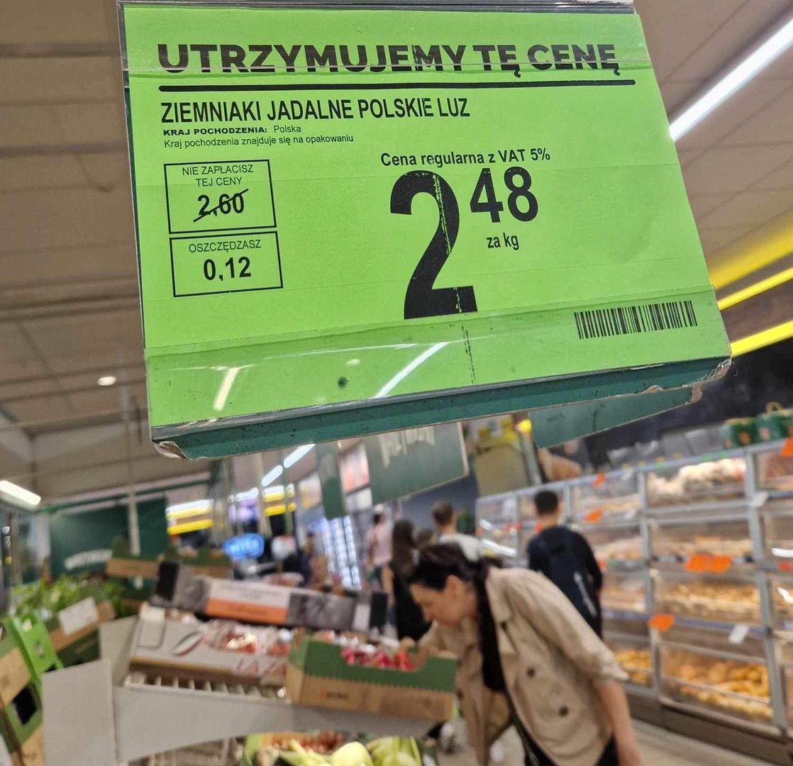 Cana za kilogram ziemniaków w Białymstoku