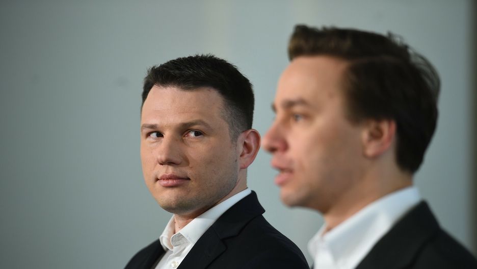 Konferencja współprzewodniczących Konfederacji Krzysztofa Bosaka i Sławomira Mentzena