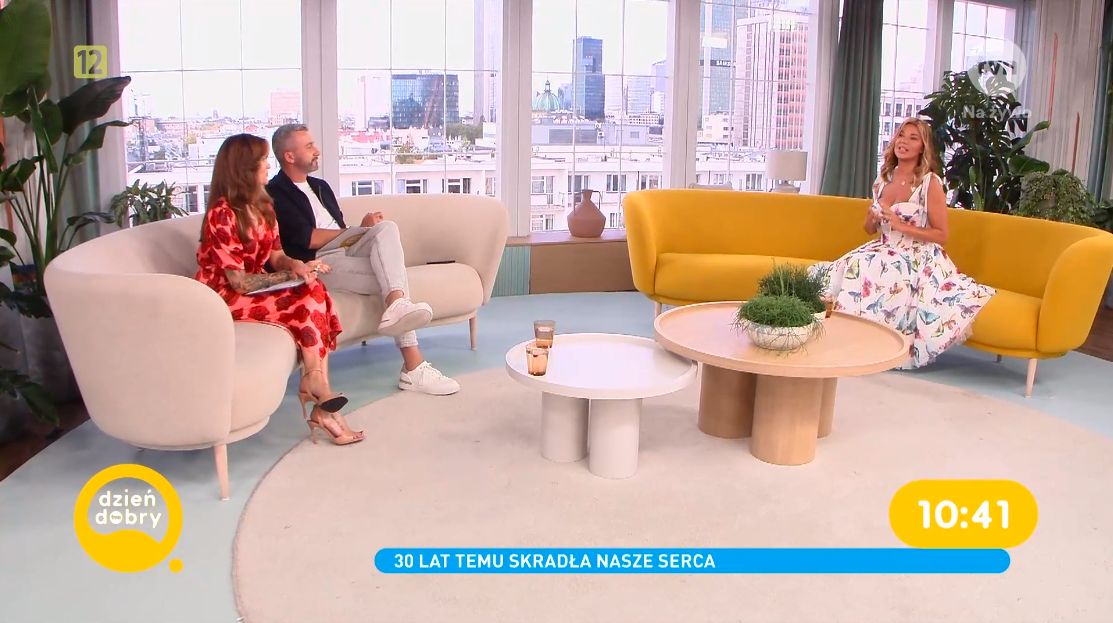 Edyta Górniak na kanapie "Dzień Dobry TVN"