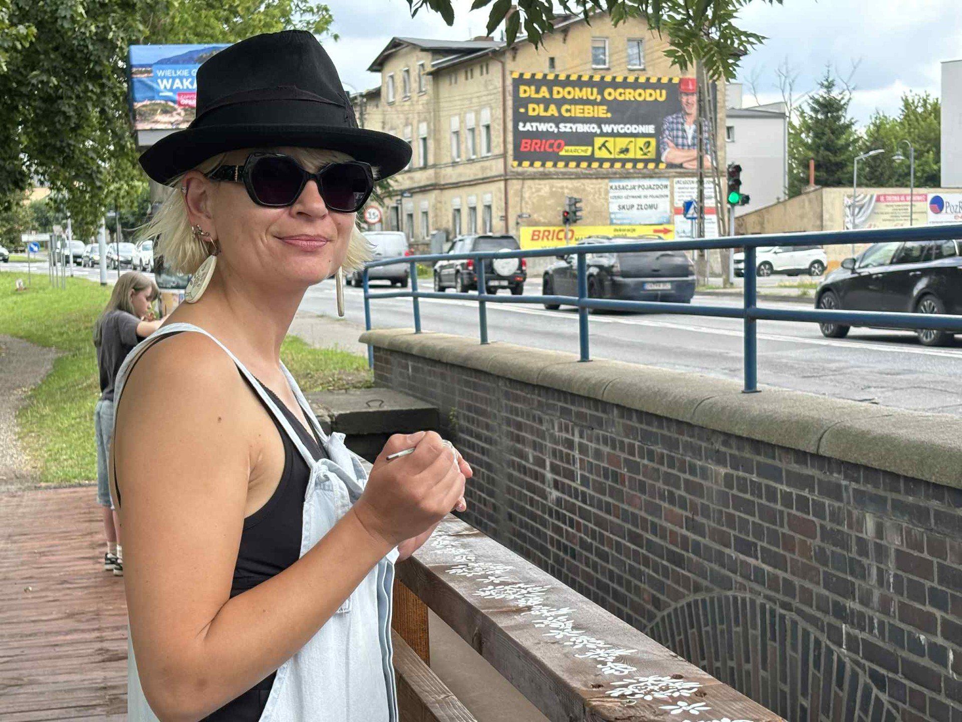 Katarzyna Kuczerepa-Budzyńska podczas pracy