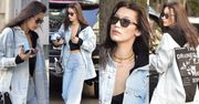 #TRENDY: Bella Hadid w dżinsie od stóp do głów