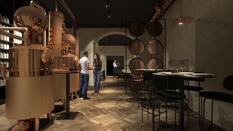 Wizualizacja restauracji Czarcia Łapa