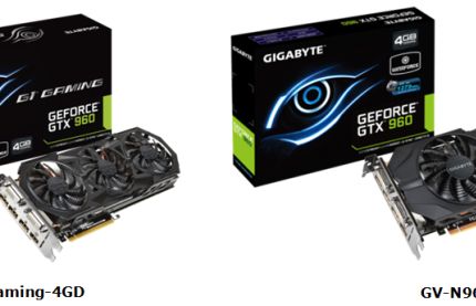 GV-N960G1 Gaming-4GD i GV-N960WF2OC-4GD - nowe karty graficzne Gigabyte za 1239 zł i 1159 zł