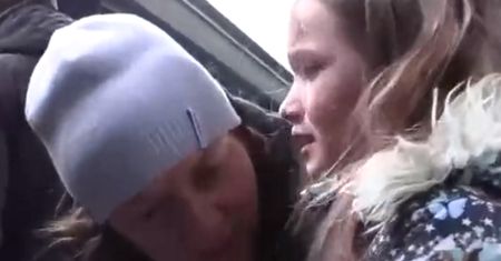 Poruszające nagranie z dworca w Kijowie. Nikt nie powstrzymuje łez
