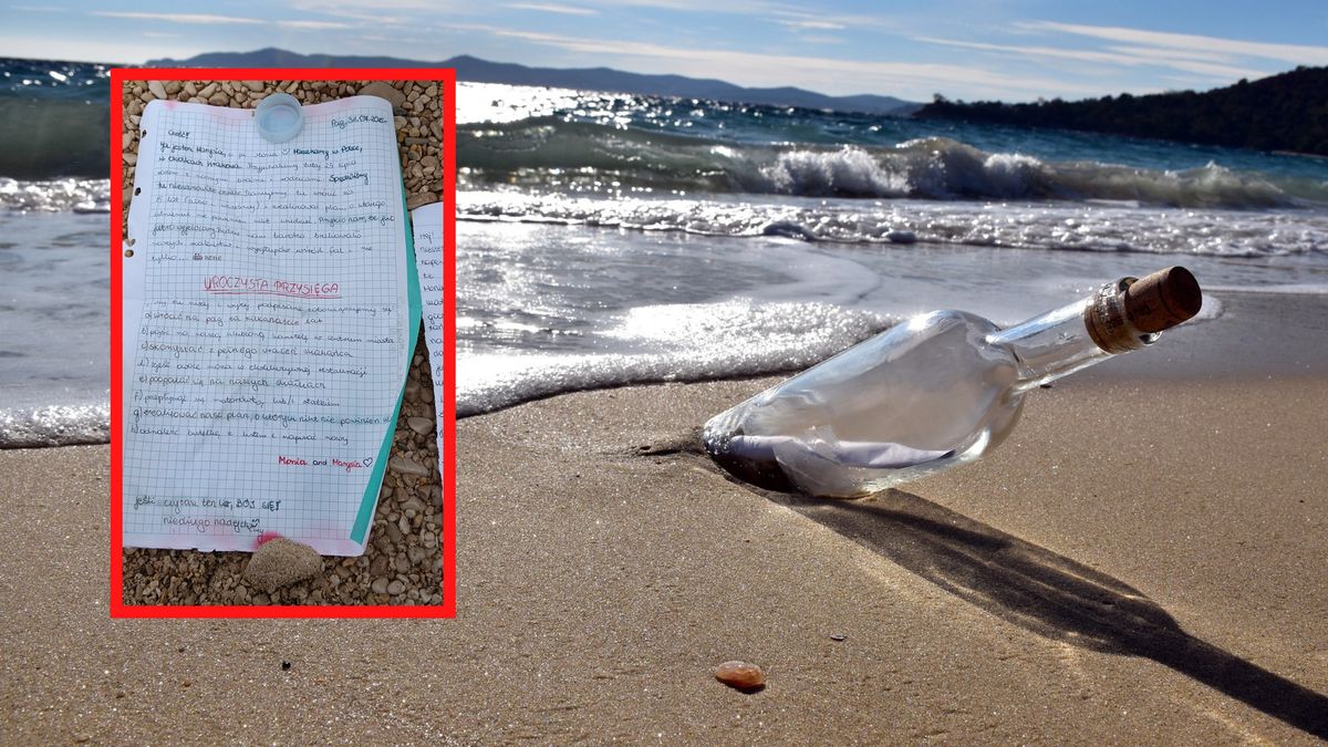 Chorwatka znalazła list w butelce
