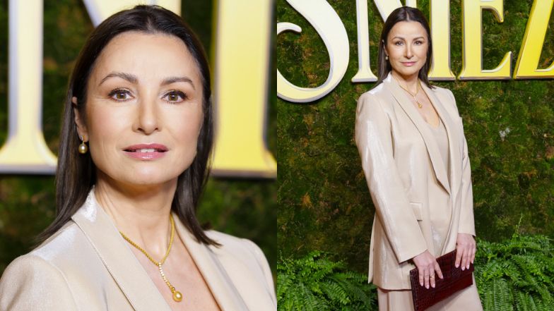 Odmieniona Joanna Brodzik bryluje na ściance