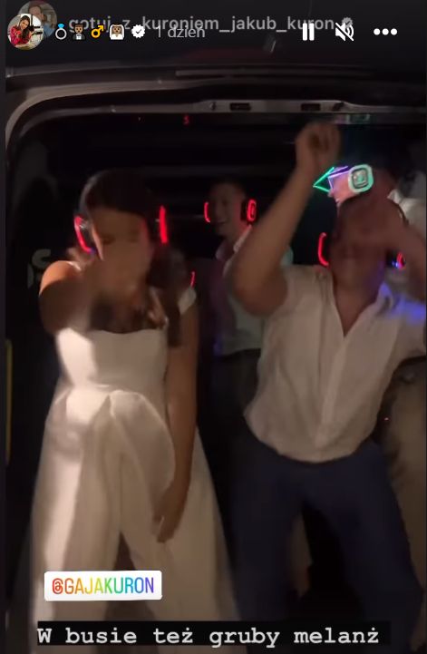 Sient disco na weselu Gai Kuroń