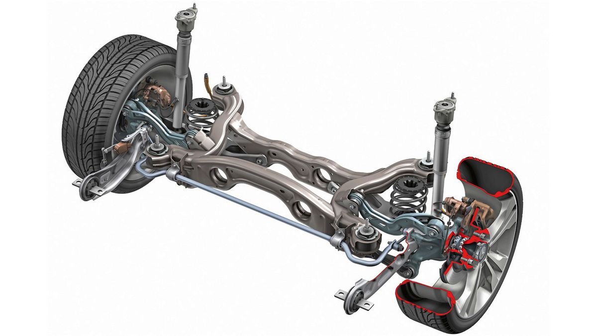 Tylna belka zawieszenia Mercedesa GLA