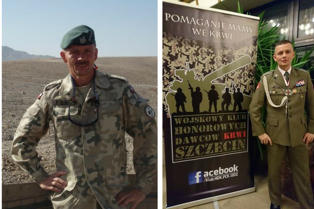 Starszy chorąży sztabowy Jacek Schmidt krew i jej składniki oddaje od blisko 30 lat 