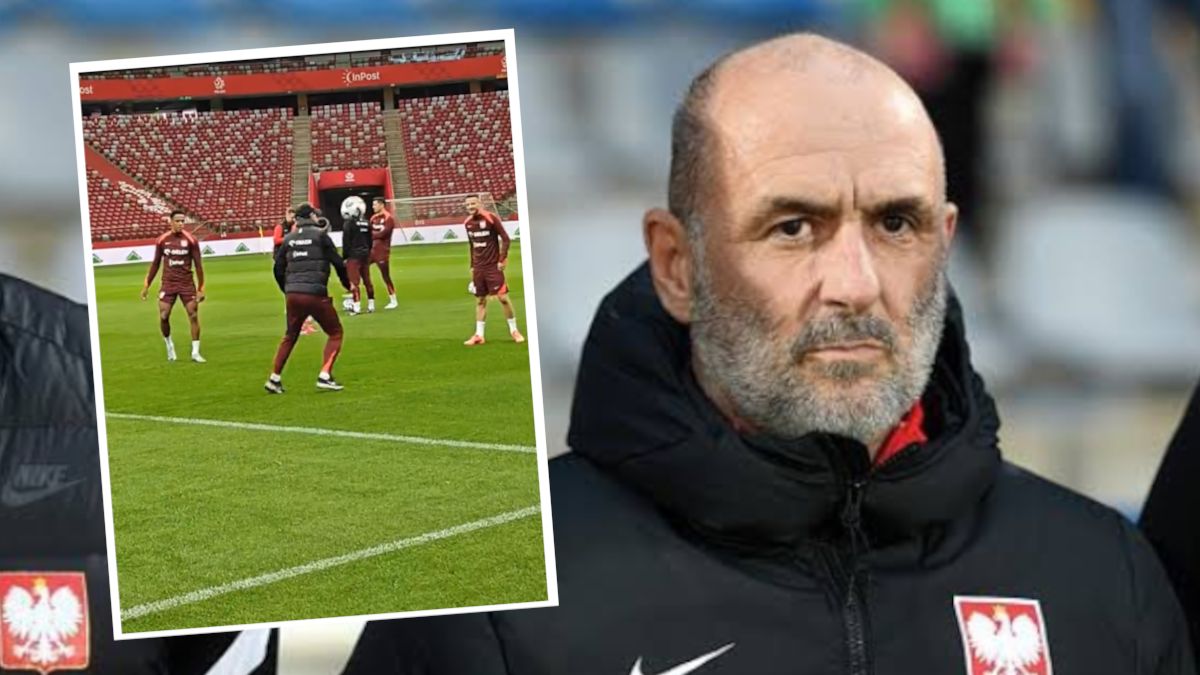 Probierz zachwyca na treningu.