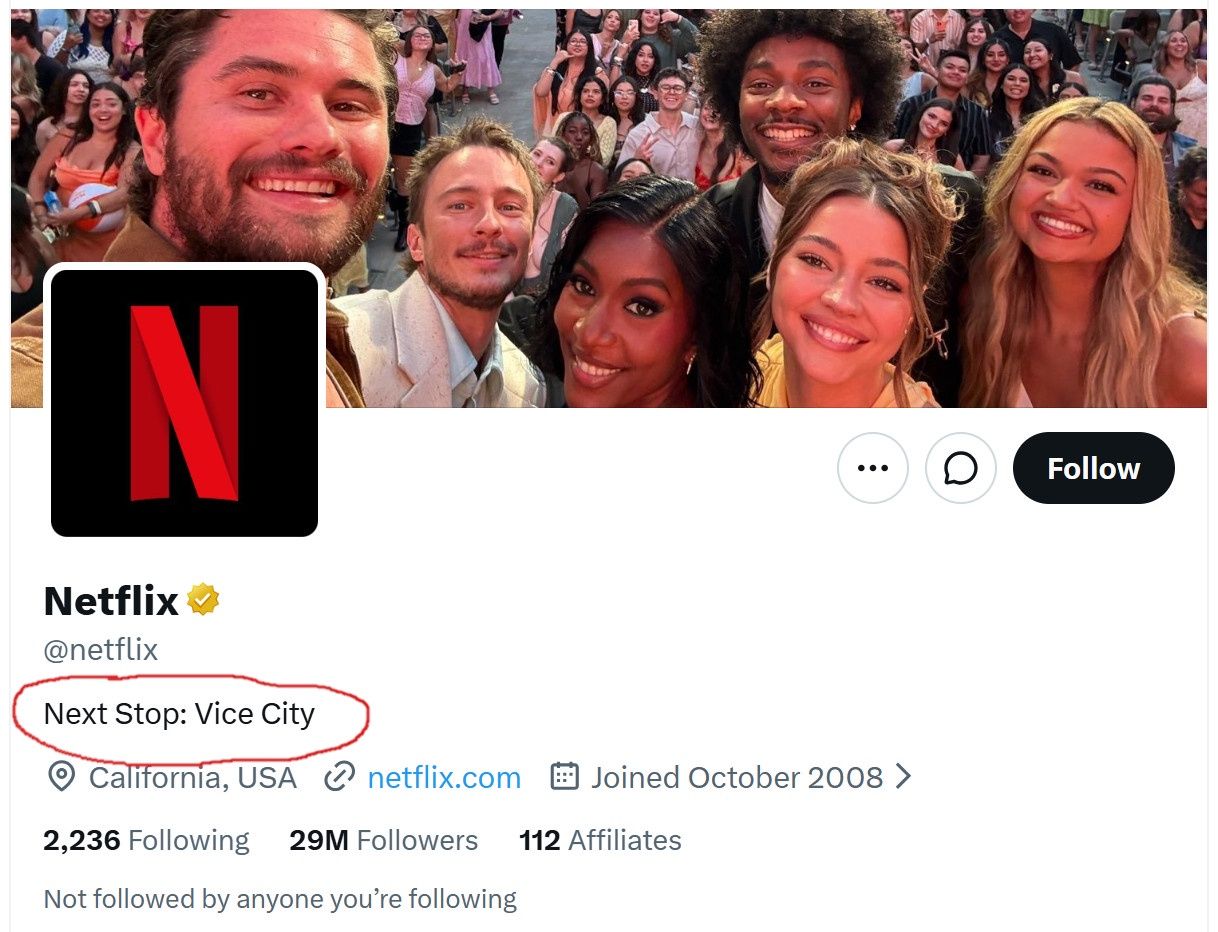 Netflix dodał specjalny dopisek w serwisie X