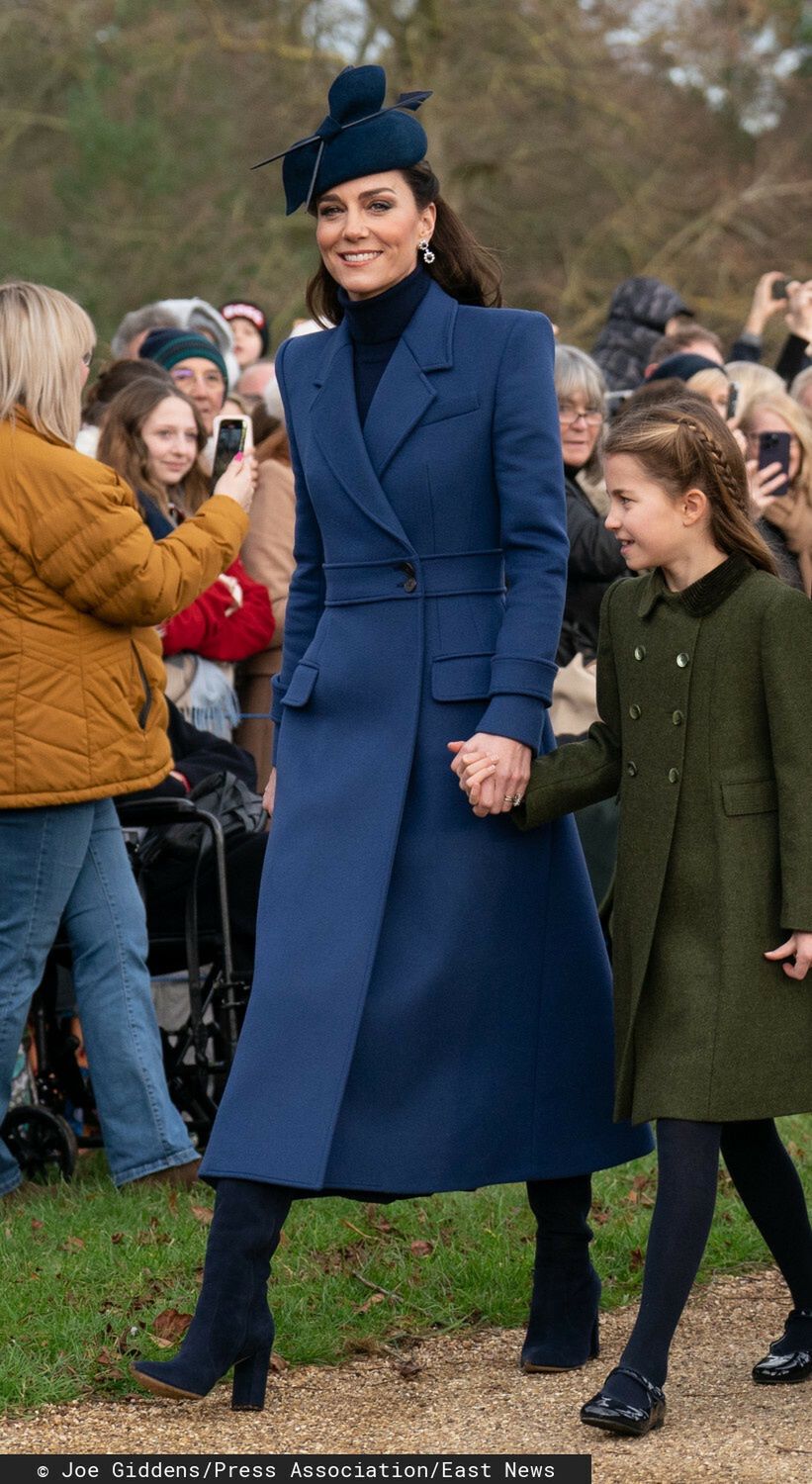 Brytyjska rodzina kr�lewska na bo?onarodzeniowym nabo?e?stwie
The Princess of Wales and Princess Charlotte attending the Christmas Day morning church service at St Mary Magdalene Church in Sandringham, Norfolk. Picture date: Monday December 25, 2023.
Joe Giddens