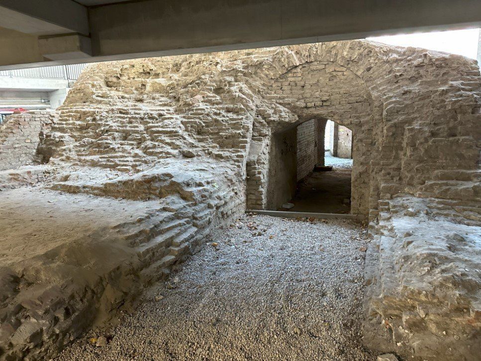 Relikty Bastionu Wiebe w Gdańsku