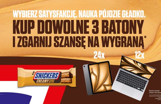 Snickers z loterią przed rokiem akademickim