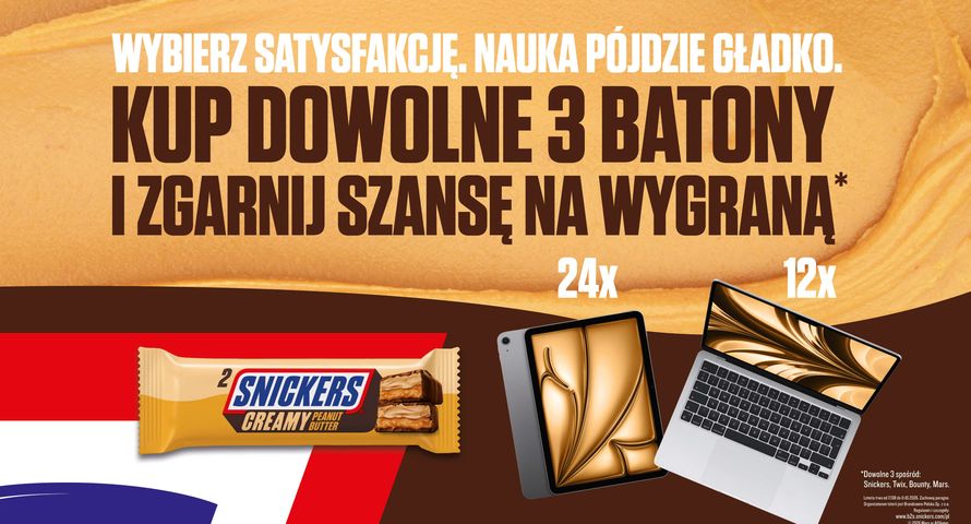 Snickers z loterią przed rokiem akademickim