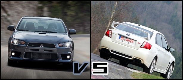 Mitsubishi Lancer Evolution X GSR vs Subaru Impreza WRX STI Sedan [co wybierasz?]