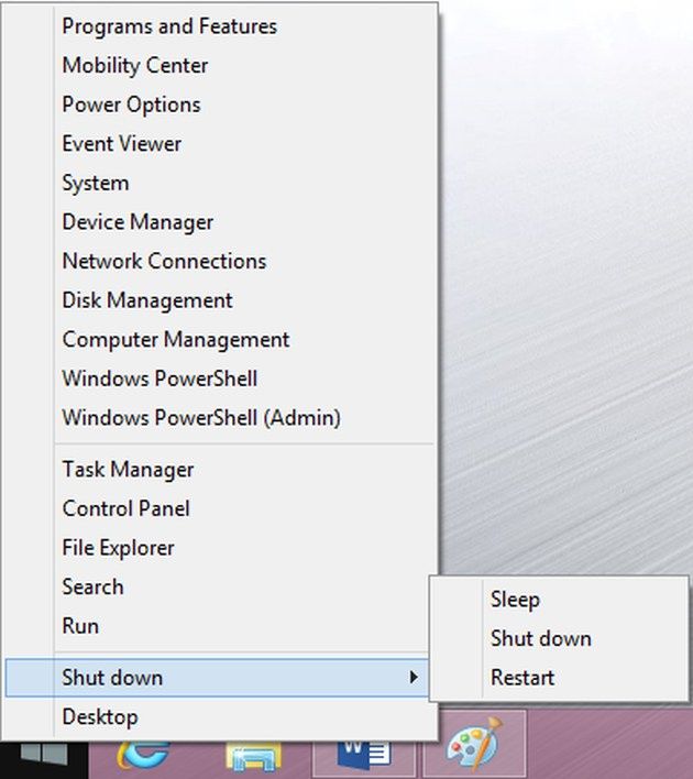 Windows 8.1 przycisk wyłączania
